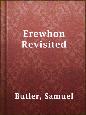 cover image of Erewhon Revisited